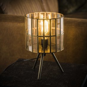 Jail Bordlampe i glas og antik bronce Bordlamper 3 Nordic Jail Bordlampe i glas og antik bronce Bordlamper 3 Nordic